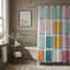 Rideau de douche Spots Design - Premium-421195710