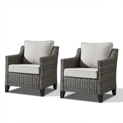Chaises longues avec coussins Arlene