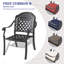 Ensemble de meubles de patio en aluminium coulé avec coussins-2020467277