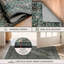 Tapis de couloir de cuisine lavable antidérapant-484783510