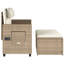 Banc de patio inclinable avec coussins Vidaxl-99049281