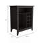 Armoire de bar DEPOT E-SHOP Mojito, un tiroir ouvert, une tablette ouverte, noir