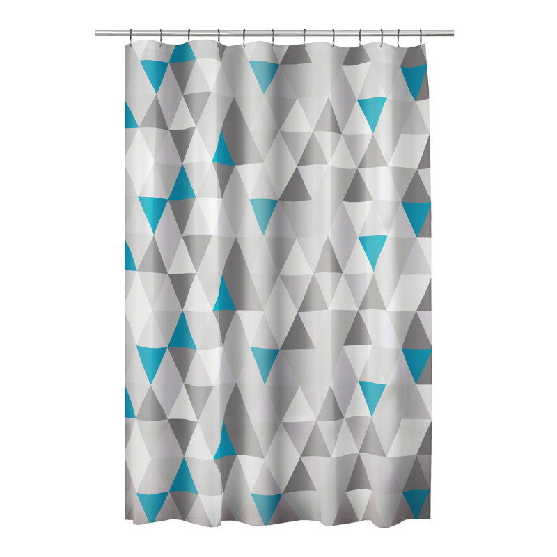 Vinyl Geometric Shower Curtain