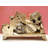 Brass Reclining Ganesha with Diya Oil Lamp, 14.5 in. Wide     Hindu Deity Statue for Home Altar & Meditation Room