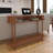 Modern Console Table with Wood Tambour Door-183713903