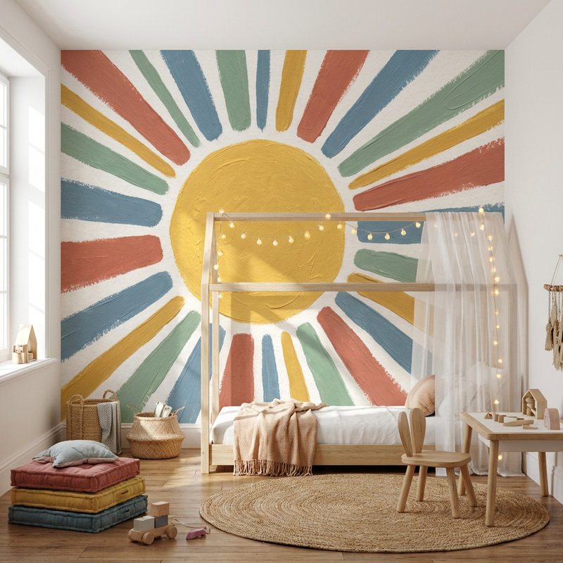Papier peint blanc avec fond blanc, Non tissé, 120 po x 96 po