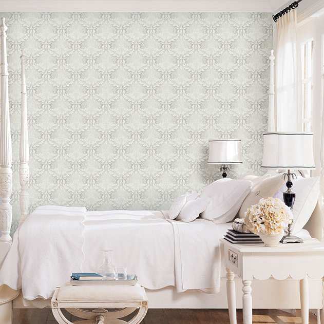 10m x 53cm Wallpaper Roll, White