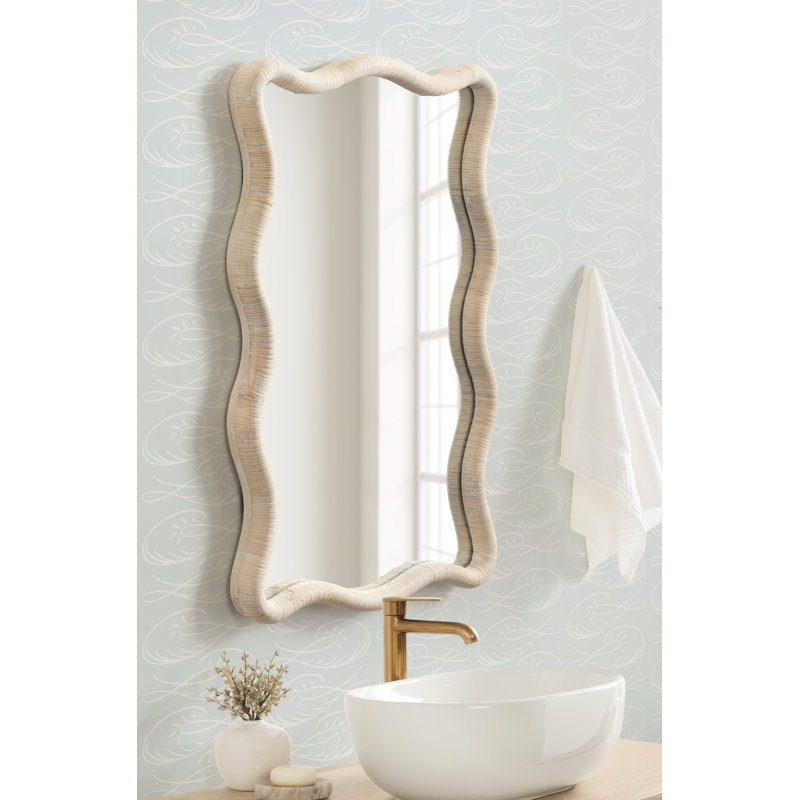 Miroir mural Rahfy, 35,75 po x 24 po, Rectangulaire