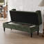 Chenille Upholstered Bench with Flip Top-504808410