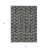 3' X 5' Black Gray And Ivory Geometric Washable Indoor Outdoor Area Rug
