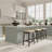 Elegant Leather Counter Stool With Sturdy Construction And Comfortable Seating