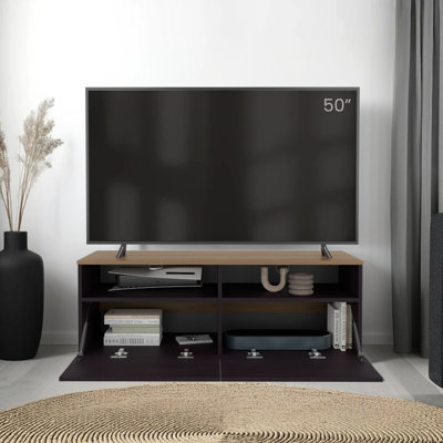 Mescal TV Stand With Multistorage, Open Compartments, And Scratch-Resistant Surface For Modern Living, TV Stand