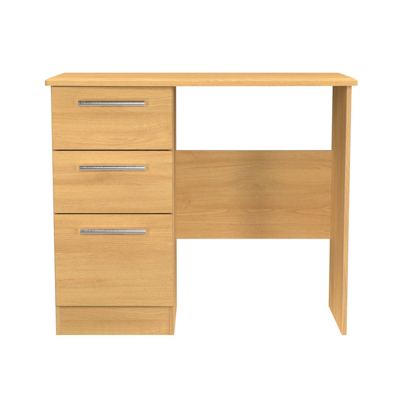 Borgeson Dressing Table Storage Included, Modern Oak