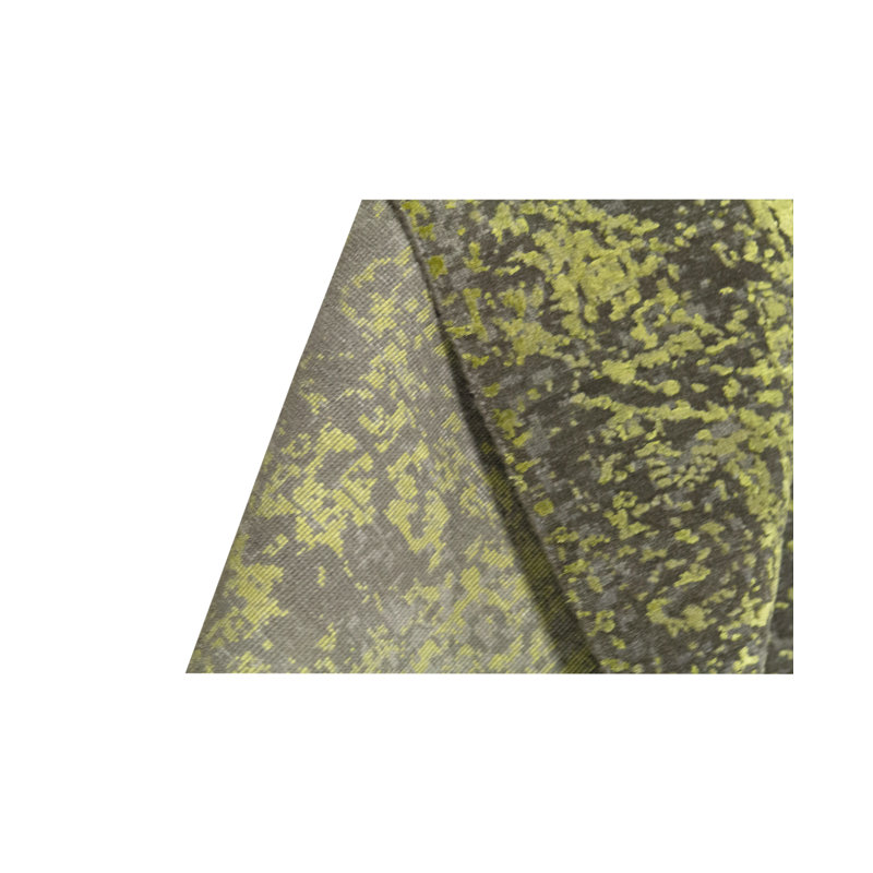 Hand-Knotted High-Quality Gray and Yellow Area Rug