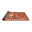 Tapis traditionnel mehroon/noir/bleu Juda-180793067