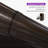PURPLE LEAF 20' W x 12' D Hardtop Gazebo Outdoor Metal Roof Sun Shade Tent with Curtains and Netting Patio Canopy Permanent Pavilion