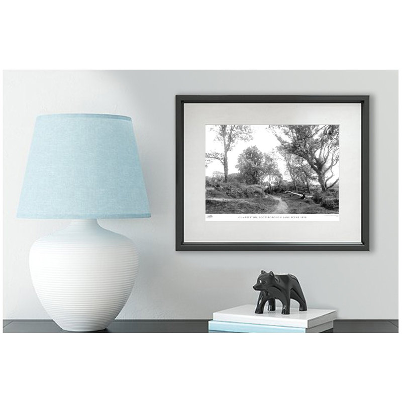 Gumfreston, Scotsborough Lane Scene 1890 by Francis Frith - Single Picture Frame Print, 60cm H x 80cm W x 2.3cm D