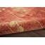 Tapis à motif floral rouge flamme / brun Arnim-369497045