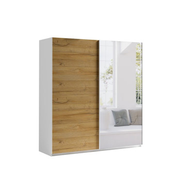 Cid 2 Door Manufactured Wood Wardrobe