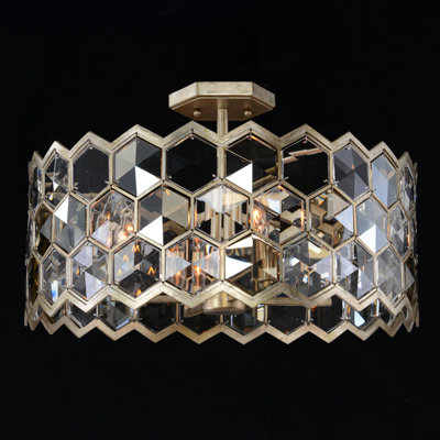 Array 4 - Light Semi Flush Mount