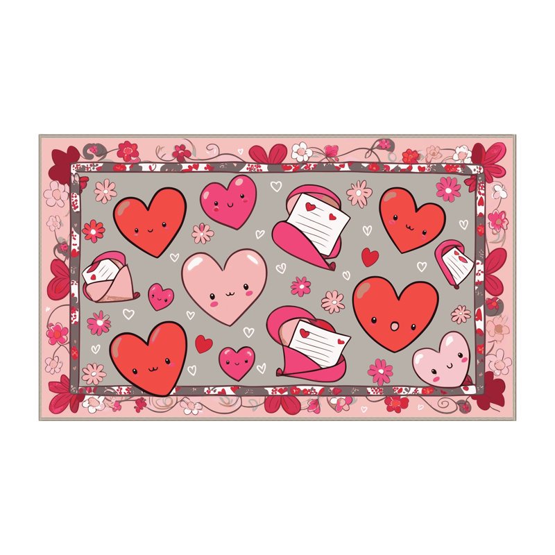 Tapis de Noël East Urban Home, Rectangulaire 2 pi x 3 pi