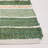 Geissler Hand Woven Jute/Cotton/Wool Striped Rug in Green/Natural-1980858060