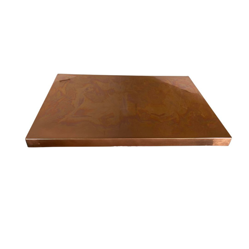 Metal Square Edge Table Top, 1.5" H x 36" W x 36" D
