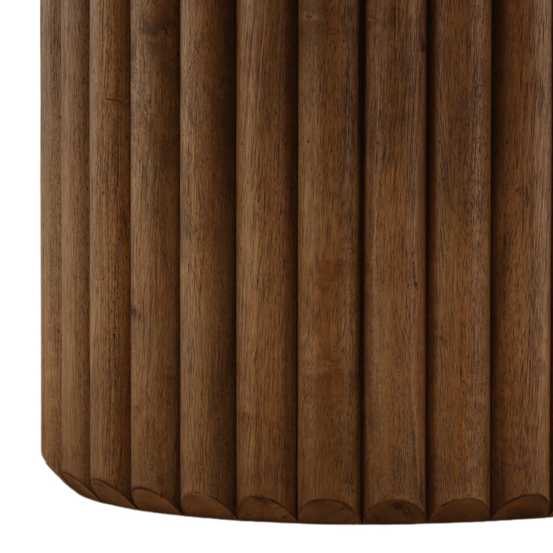 Henley Round Dining Table Dark Brown