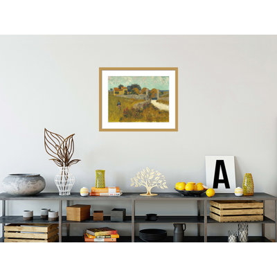 Farmhouse in Provence by Vincent van Gogh -Framed Giclee Print