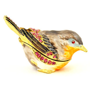 Sparrow Metal Decorative Box
