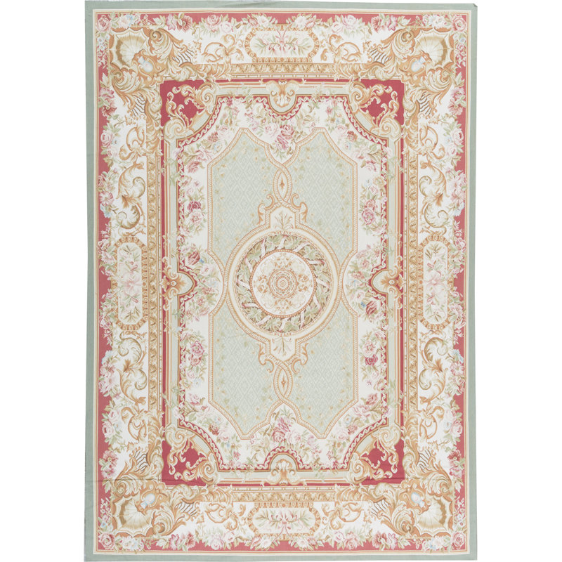 Aubusson Renaissance Wool Oriental Area Rug