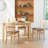 Davron Wooden Modern Farmhouse Rectangular Dining Table-1773948115