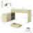 Larose L-Shaped Executive Desk-656766404