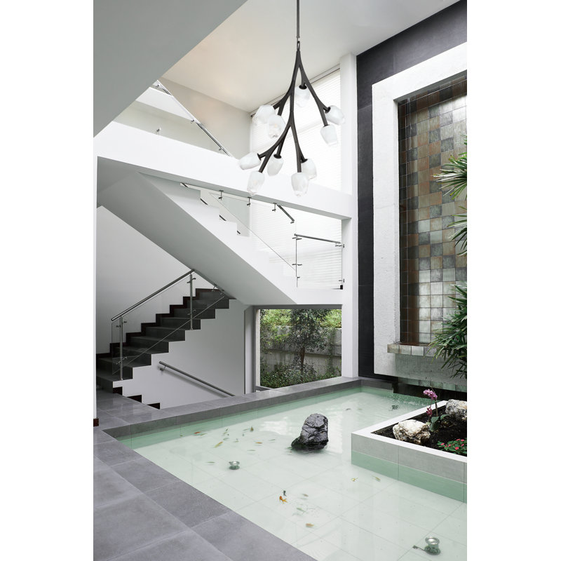 Dreanda 10 - Light Dimmable Novelty Chandelier, Black