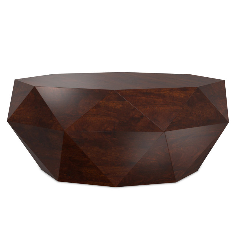 Table basse 35 po, Brun