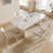 Rectangular marble dining table-1602753369