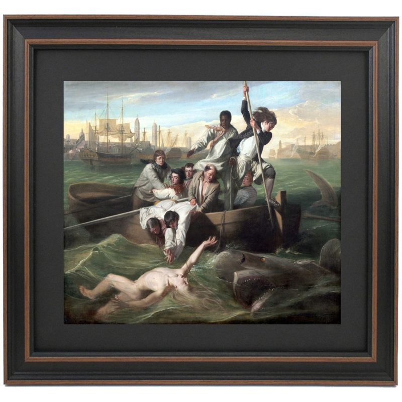 Watson et le requin par John Singleton Copley, H 31 po x l 36 po