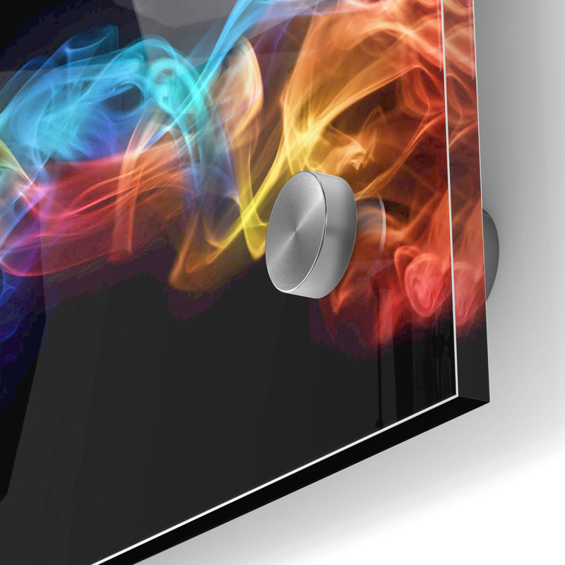 Art mural en verre acrylique «Dynamic Haze», H 24 po x l 36 po x P 0,2 po