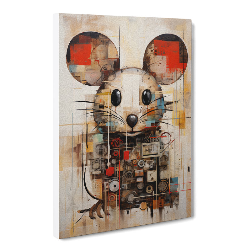 Mouse Constructivism No.2 - No Frame Print, 76cm H x 50cm W x 3cm D