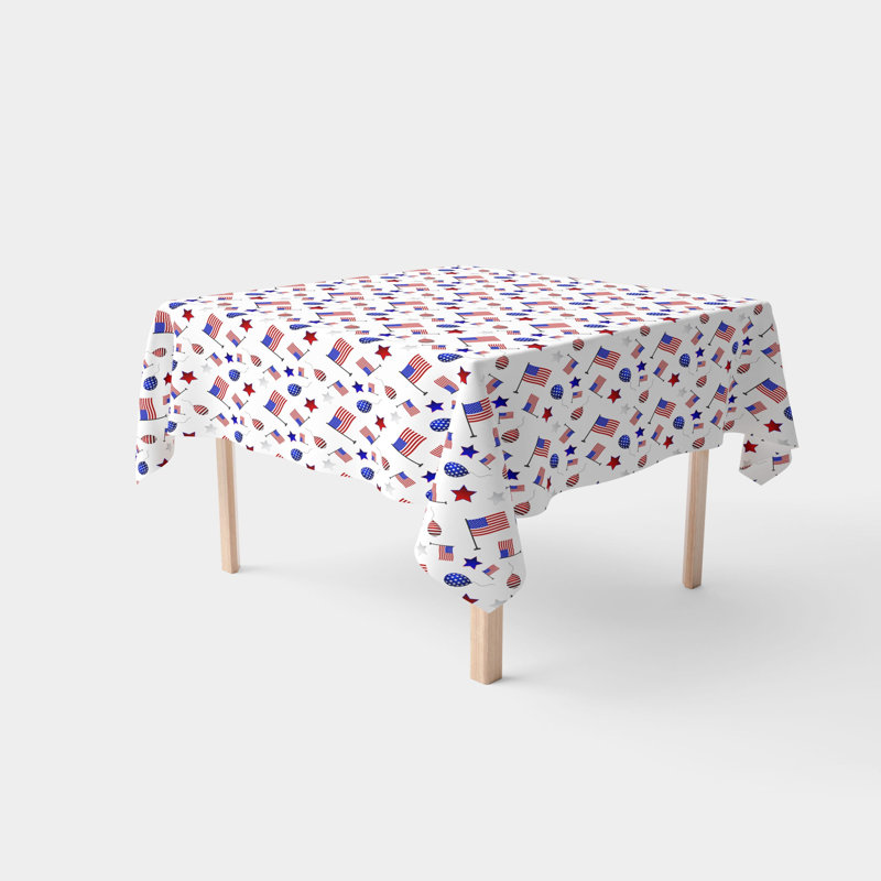 Ursae Geometric Independence Day Tablecloth, 90" x 90"