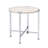 Round Coffee Table With X-Shape Support