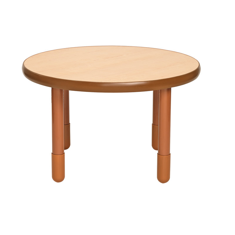 BASELINE 36"Dia Round Table, Candy Apple Red, 22" H x 36" L x 36" W