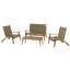Roan Rectangular Acacia Folding Outdoor Coffee Table-290504514
