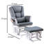 Fauteuil inclinable manuel avec repose-pieds Noni, bois, carré-106065331-106065328-106065330