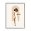 Abstrait féminin dans une voûte douce tons de terre minimalistes par Yuyu Pont - impression sur toile tendue-62030083-62030088