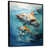 Black Floater Framed