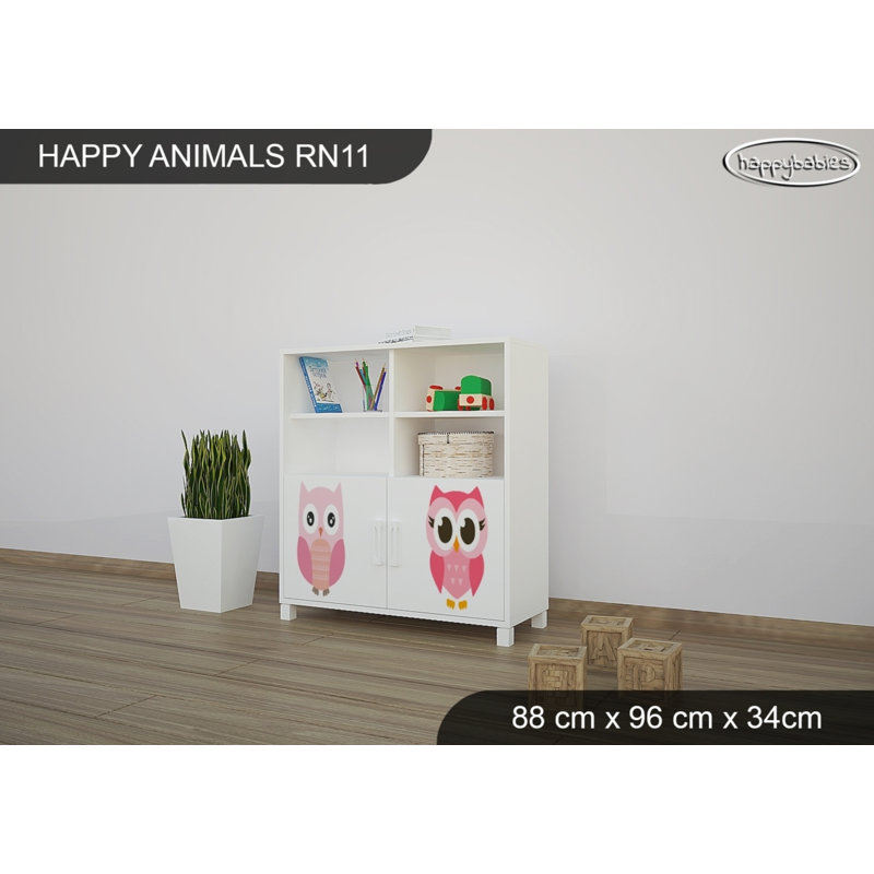 88cm W Kids Cube, White