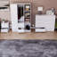 3 Piece Bedroom Set (2 Drawer Bedside Chest, 8 Drawer Chest, 3 Door 2 Drawer Wardrobe), (100% FSC)-1003513273