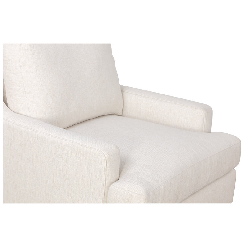 Auburn Lounge Chair, Almond Buff, 9930 Driftwood
