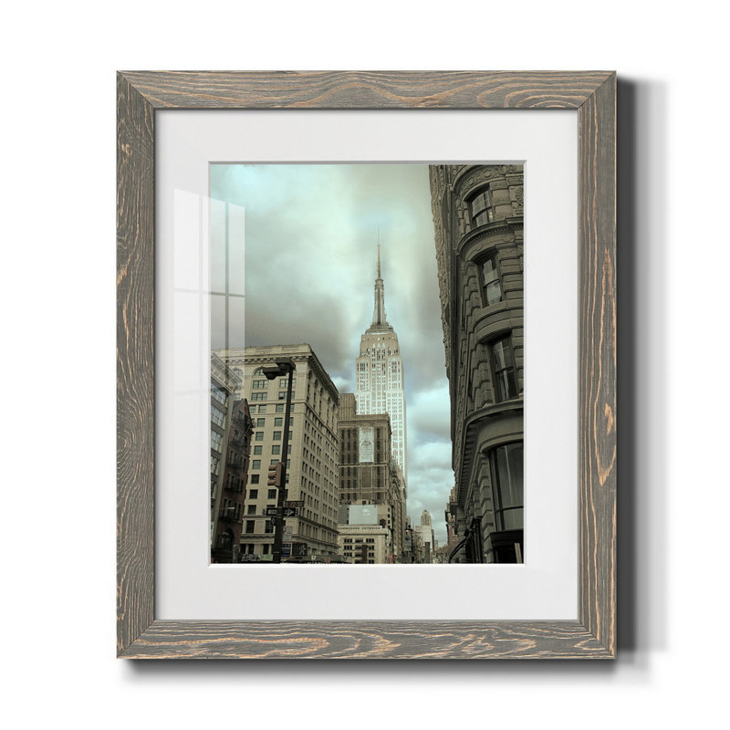 Caribbean Dusk - reproduction de photo, H 20 po x l 17 po x P 1,5 po, Cadre en papier gris, Blanc